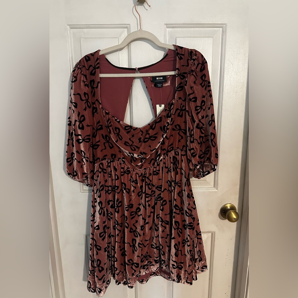 Maeve by Anthropologie - Velvet Bow Dress